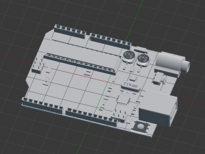 arduino uno 3D-Modell