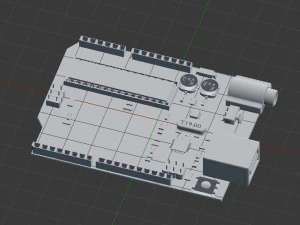 arduino uno 3D Model
