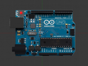 arduino uno 3D-Modell