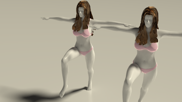 beauty girl 3Dモデル .c4d .max .obj .3ds .fbx .stl .blend 