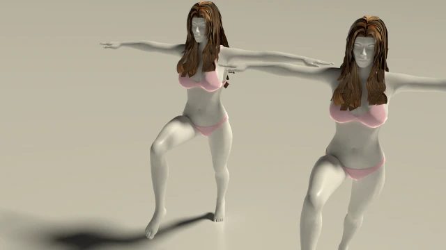 красавица девушка 3D Модель .c4d .max .obj .3ds .fbx .stl .blend