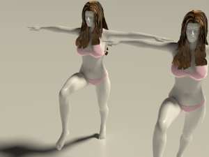 beauty girl Modèle 3D