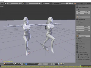 красавица девушка 3D Модель