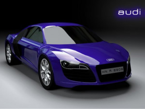 audi r8 3D 모델
