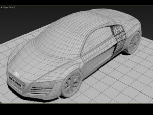 audi r8 3D Model