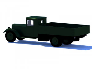 ural zis 355 3D Model