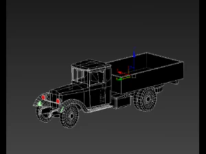 ural zis 355 3D Model