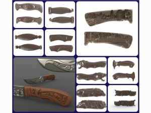 handle collection 3d stl model 3D 모델
