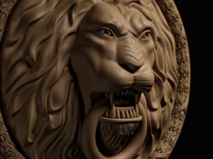 leo face 3D Model