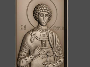 st george orthodox icon Modèle 3D