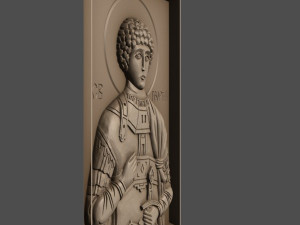 st george orthodox icon Modèle 3D