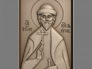 christian icon st igor 3D Model