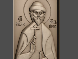 christian icon st igor 3D Модель