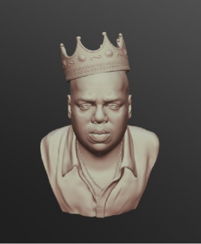 The notorious big 3D 모델 .c4d .max .obj .3ds .fbx .stl .blend
