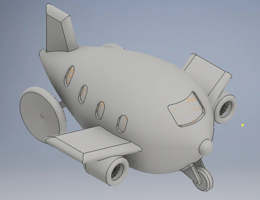 plane 3D Print Model .c4d .max .obj .3ds .fbx .stl .blend 