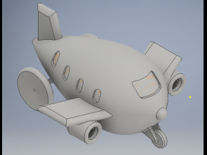 plane 3Dプリントモデル