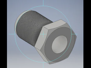 nut 3D Print Model