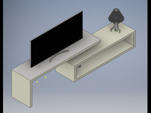 tv table 3D Model