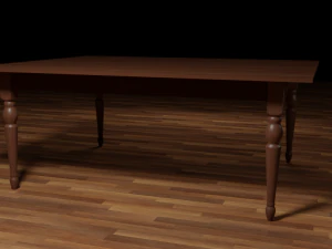 wooden table 3D Model
