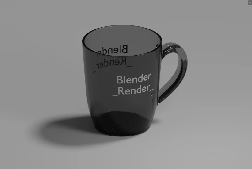 cup with a text 3D Model .c4d .max .obj .3ds .fbx .stl .blend 