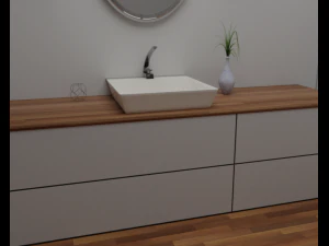 现代水龙头 3D 模型