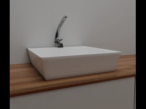 现代水龙头 3D 模型