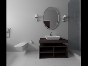 modern bathroom interior 3D Модель