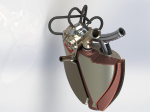mechanical heart 3d print model Model Cetak 3D