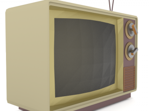 retro tv Modèle 3D