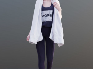 fitness women 3d scanned Modelo 3D