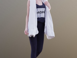 fitness women 3d scanned 3D Model