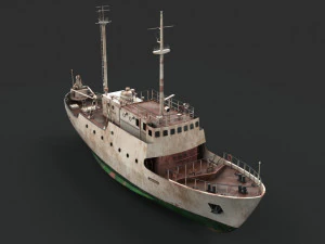 rusty vessel 3D Model