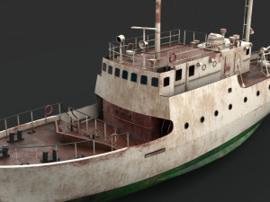 rusty vessel Modèle 3D