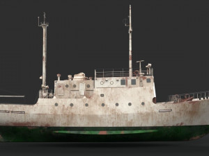 rusty vessel Modèle 3D