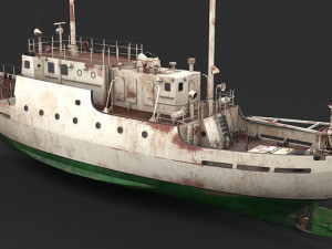 rusty vessel Modèle 3D