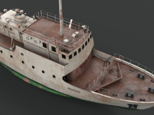 rusty vessel Modèle 3D