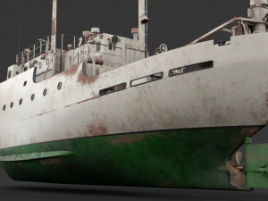 rusty vessel Modèle 3D