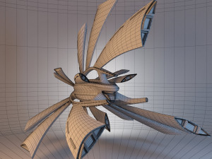 sci-fi spaceship 3D Model
