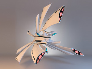 sci-fi spaceship 3D Model