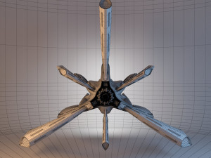 sci-fi spaceship 3D Model