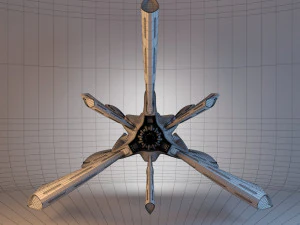 sci-fi spaceship 3D Model