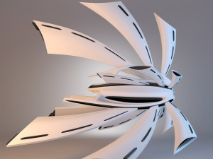 sci-fi spaceship 3D Model