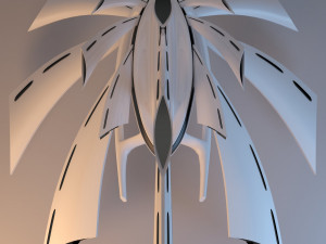 sci-fi spaceship 3D Model