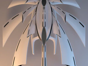 sci-fi spaceship 3D Model