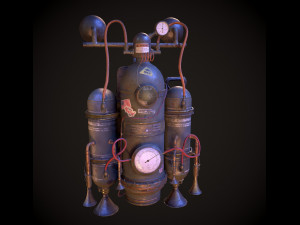 military jetpack 3D Model