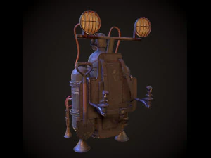 jetpack militare Modello 3D