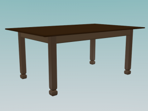 simple table 3D Model
