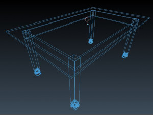 simple table 3D Model
