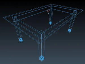 simple table 3D Model