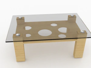 stolik kawowy Model 3D